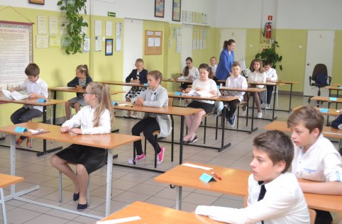 Próbny sprawdzian czwartoklasistów i piątoklasistów